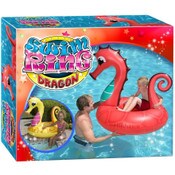 Wholesale - INFLATABLE SEAHORSE POOL FLOAT RING C/P 12, UPC: 810061295549